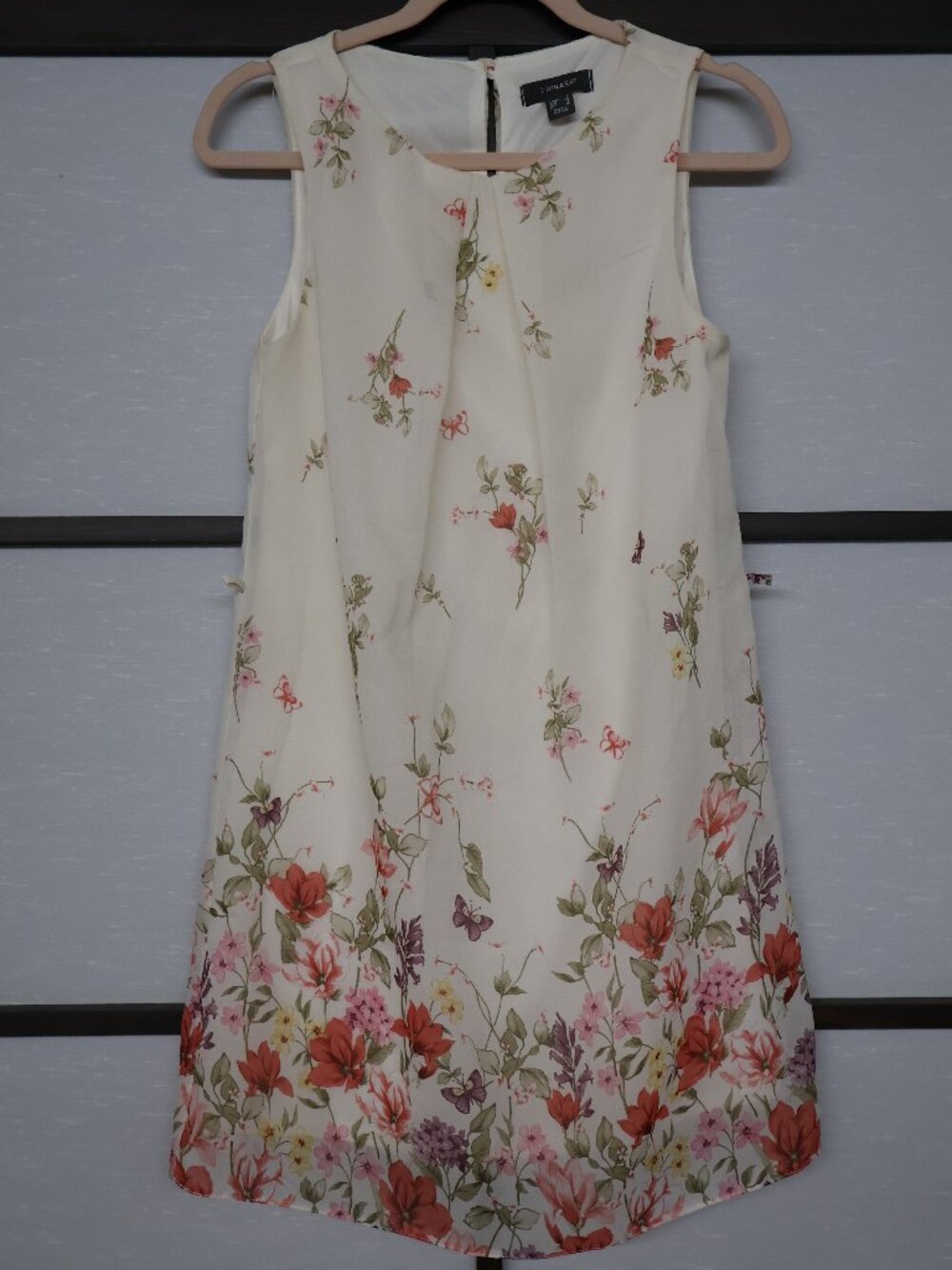 Primark White Floral Dress Size 4 (USA) Summer Dress